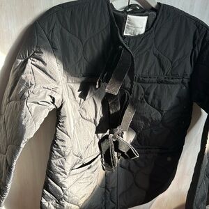 Avec Les Filles quilted bow detailed jacket